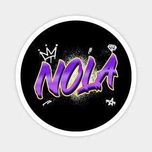 NOLA HOODIES NEW ORLEANS LOUISIANA MARDI GRAS Magnet